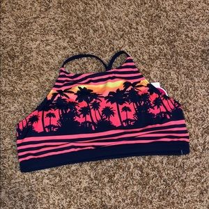 Justice size 18 swim suite top